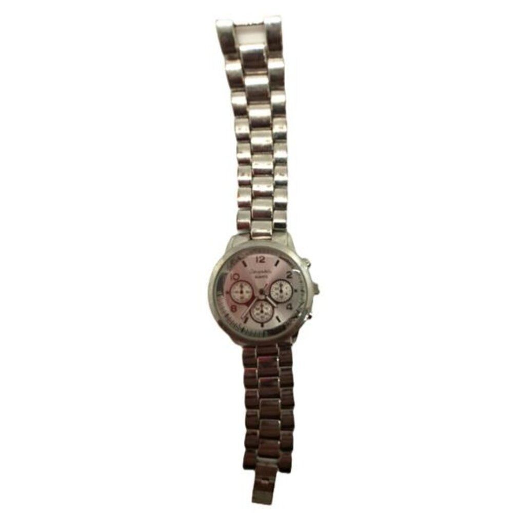 Aeropostale Ladies Stainless Steel Multi Dial WristWatch New Battery